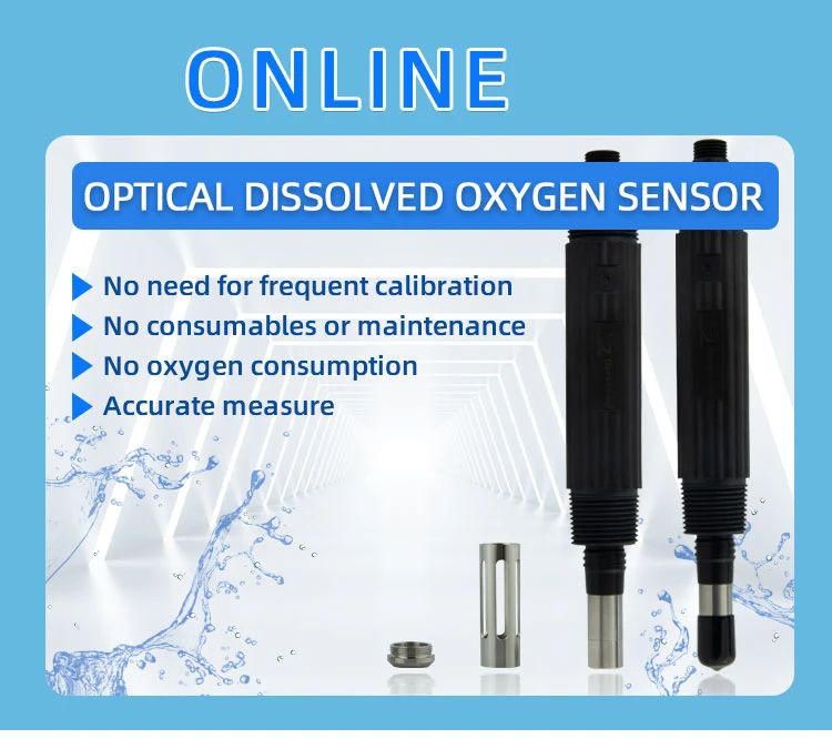 CE Built-in RS485 Digital Do Dissolved Oxygen Sensor for PLC PC DTU System