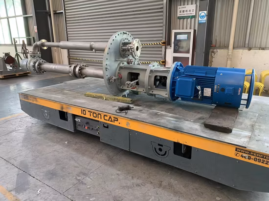 Certification Apiqi API610 lave haute température zéro cavitation déchargement de voiture déchargement de camion essence diesel naphta pompe à eau de mer à axe long Vs1 Vs4